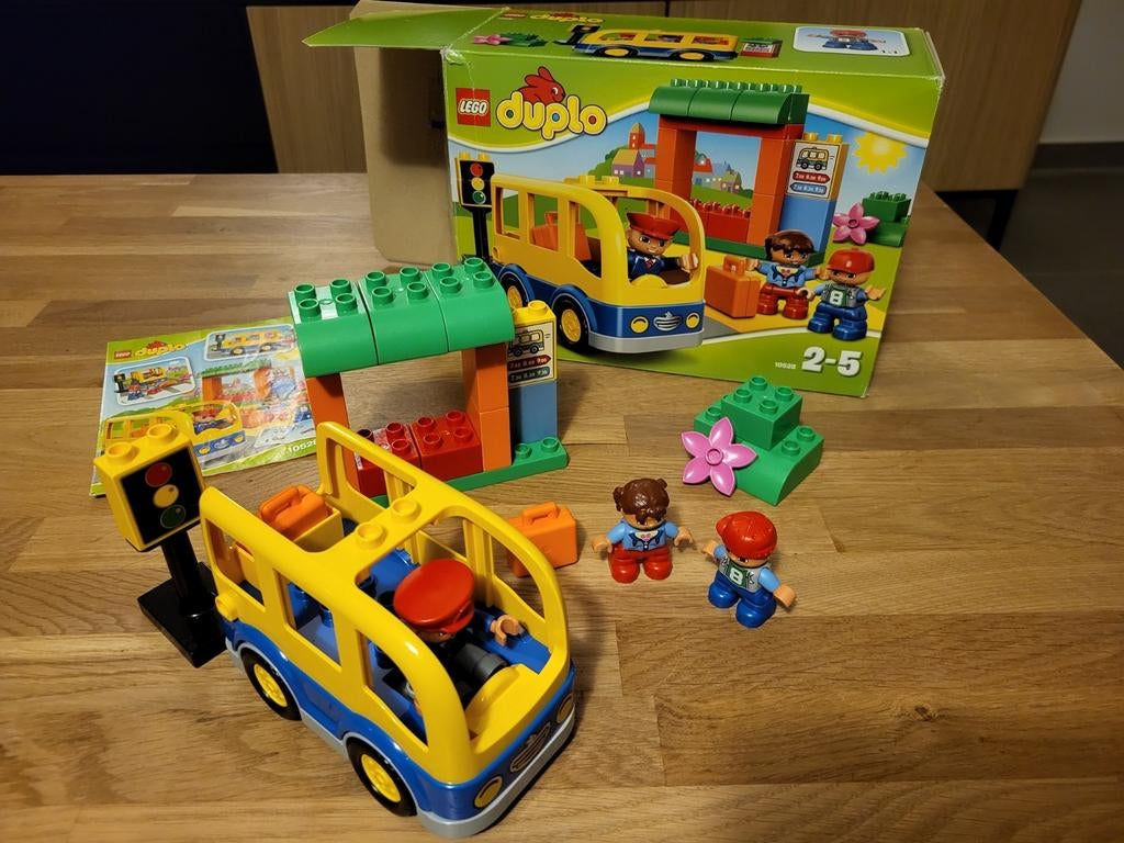 Duplo 10528 schoolbus, Kinderen en Baby's, Ophalen, Zo goed als nieuw