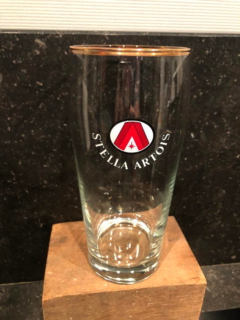 Verre 0,5 litre STELLA ARTOIS 1973-1975, Enlèvement ou Envoi, Utilisé, Verre ou Verres, Stella Artois