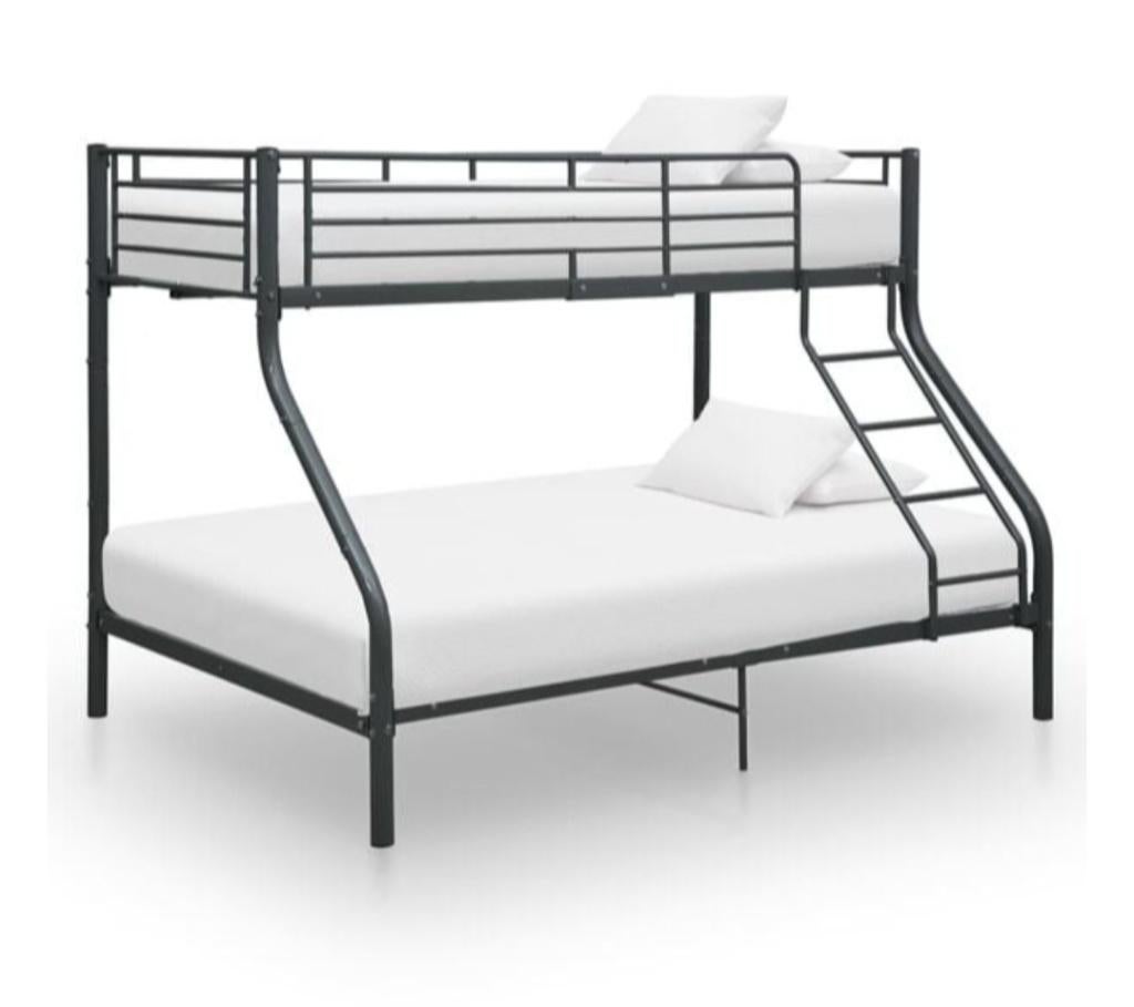 VERKOCHT Stapelbed voor 3 personen metaal, Huis en Inrichting, Ophalen, Minder dan 160 cm, 140 cm, Zo goed als nieuw