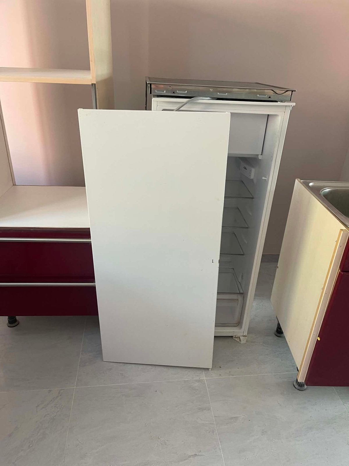 Firgo encastrable, Avec compartiment congélateur, 85 à 120 cm, Enlèvement, Utilisé