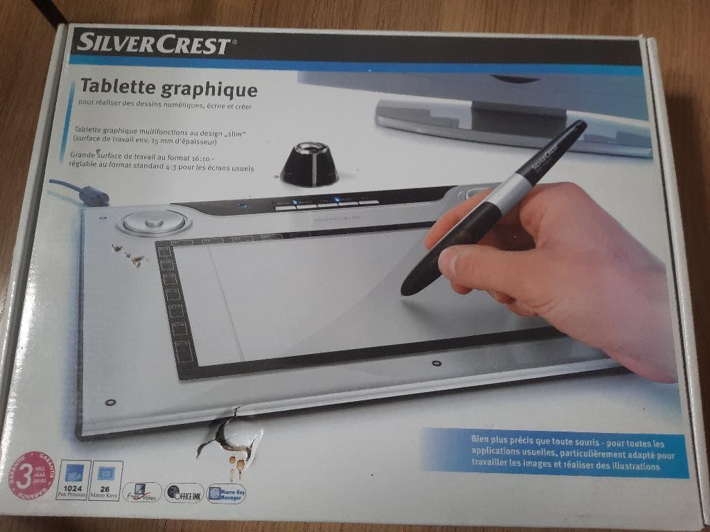 Tablette graphique  SilverCrest & Wacom CTH 461 Bamboo, Enlèvement ou Envoi, Comme neuf, Filaire, Silvercrest
