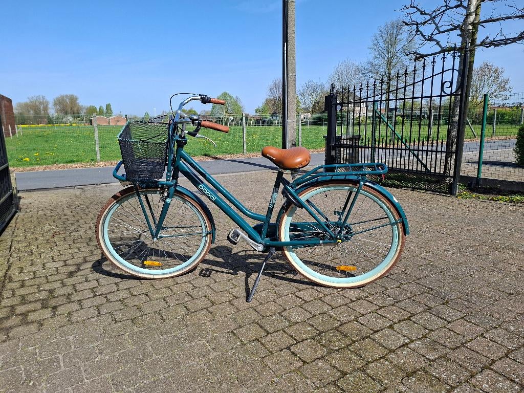 Damesfiets Popal forest green, Velgrem, 47 tot 50 cm, Versnellingen, Zo goed als nieuw