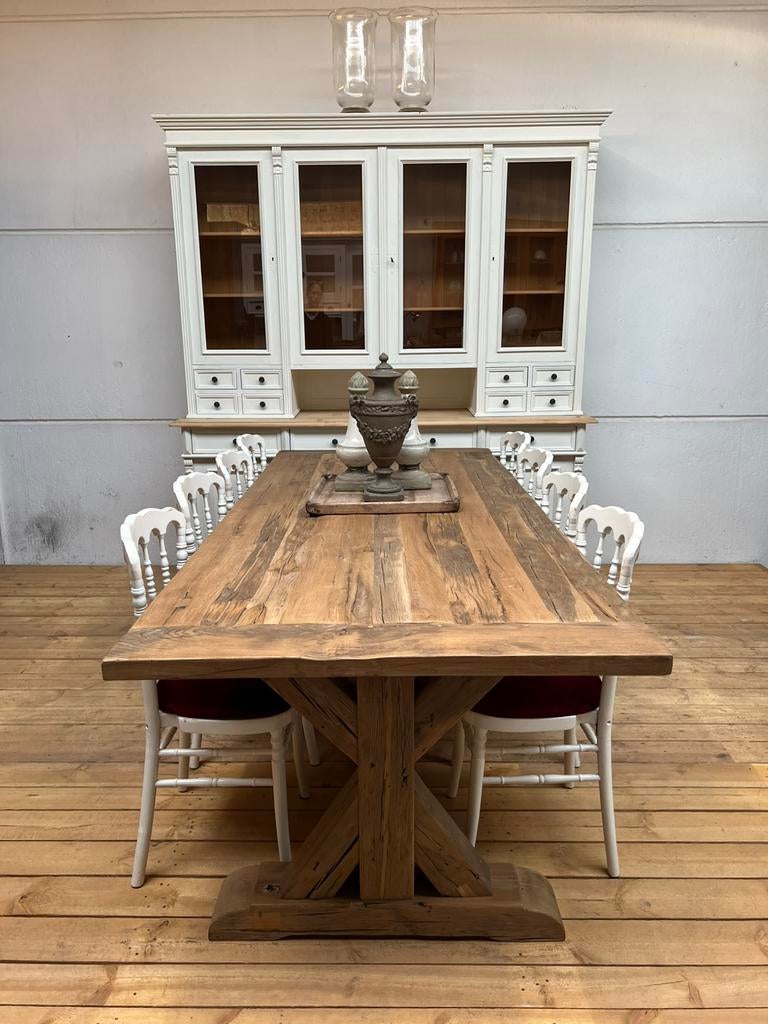 Eiken kloostertafel, Ophalen of Verzenden, Zo goed als nieuw