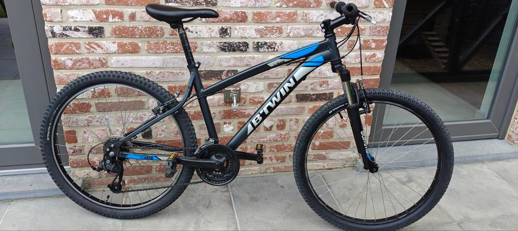 Mountainbike BTWIN alu kader, Fietsen en Brommers, Gebruikt, Ophalen, Overige merken, Heren