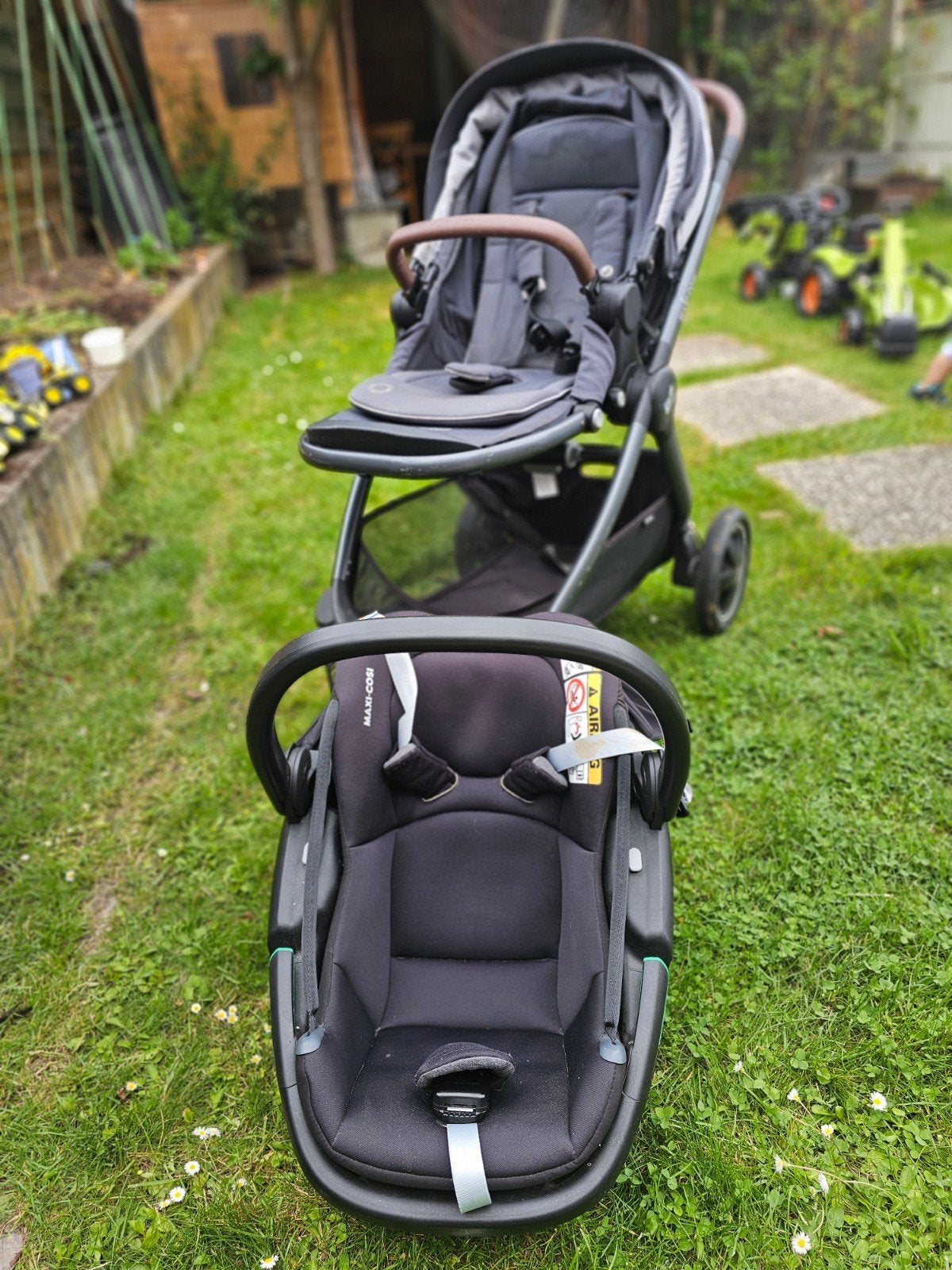 Poussette Maxi-Cosi + siège auto + châssis - ensemble comple, Enlèvement, Maxi-Cosi