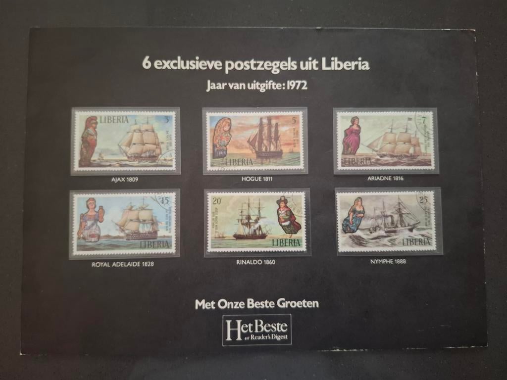 Postzegels Liberia, Ophalen of Verzenden