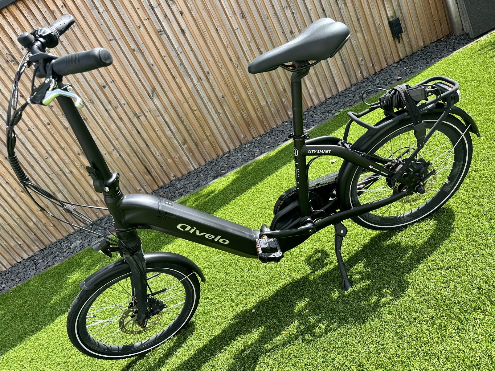 Elektrische vouwfiets, Fietsen en Brommers, Fietsen | Vouwfietsen, Ophalen, Gebruikt, Versnellingen