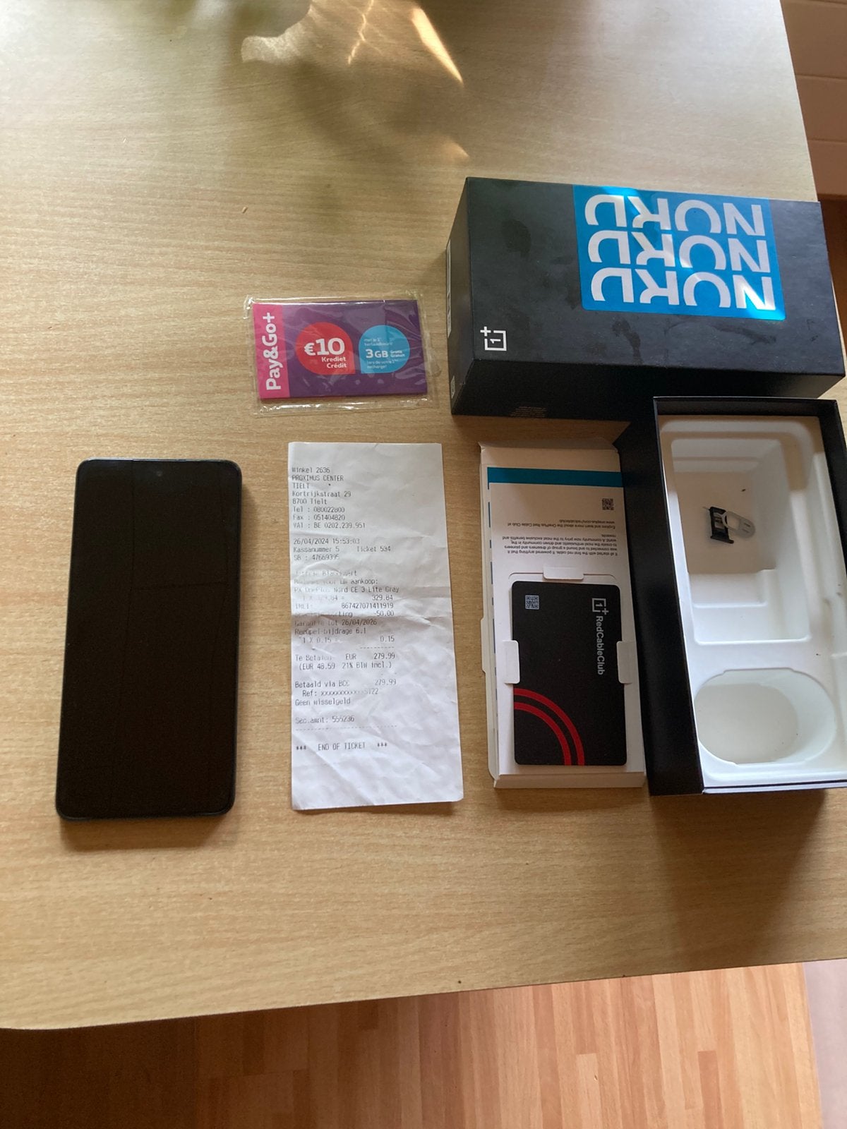 OnePlus Nord CE 3 Lite 5G 128GB, Telecommunicatie, Overige modellen, Ophalen of Verzenden, Zo goed als nieuw, Met abonnement