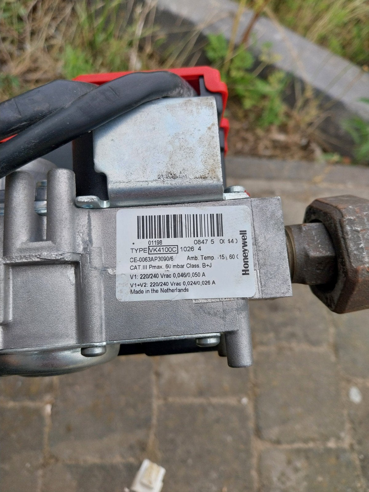 Bloc gaz honeywell VK4100C, Enlèvement