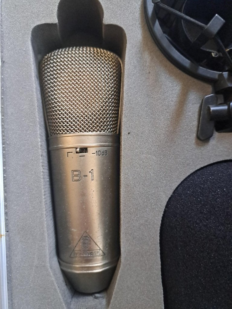 Behringer B1 Grootmembraan Condensator Studio Microfoon, Ophalen of Verzenden, Gebruikt, Studiomicrofoon