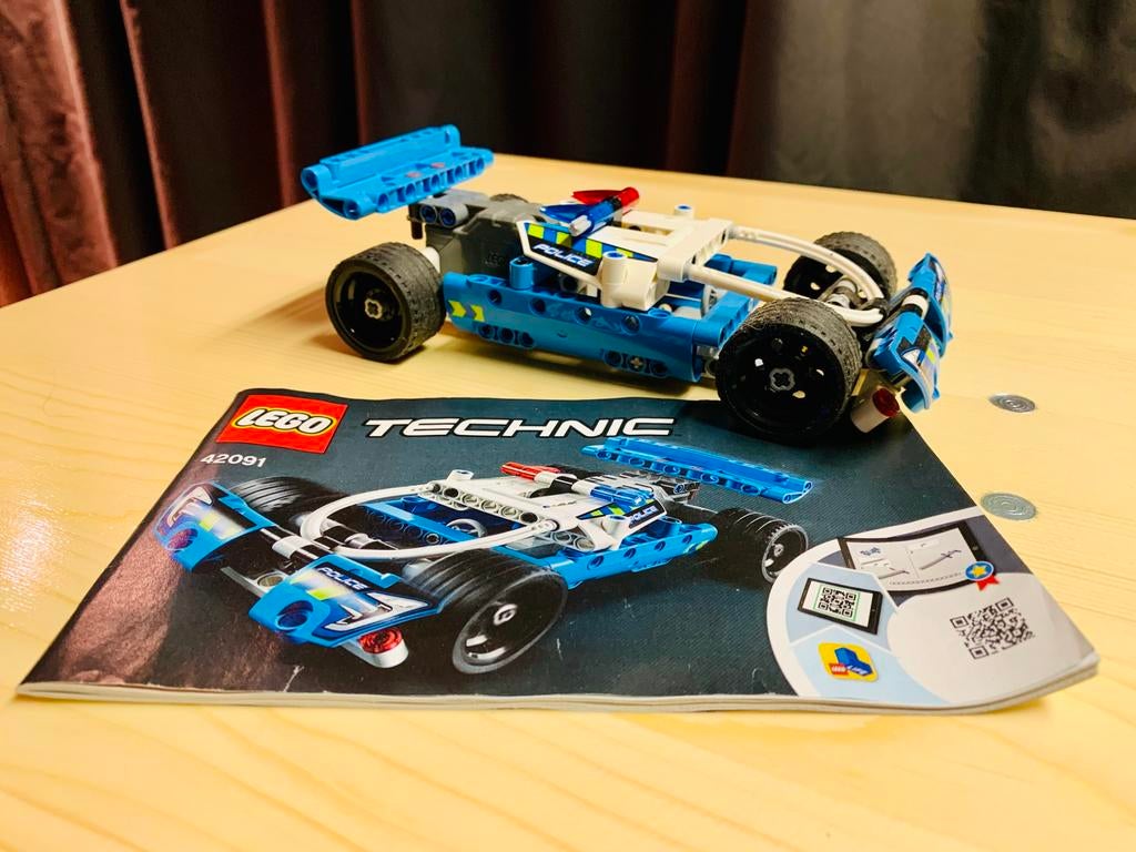 Lego Technic - Politieachtervolging - 42091, Kinderen en Baby's, Speelgoed | Duplo en Lego, Ophalen, Lego, Zo goed als nieuw, Compleet