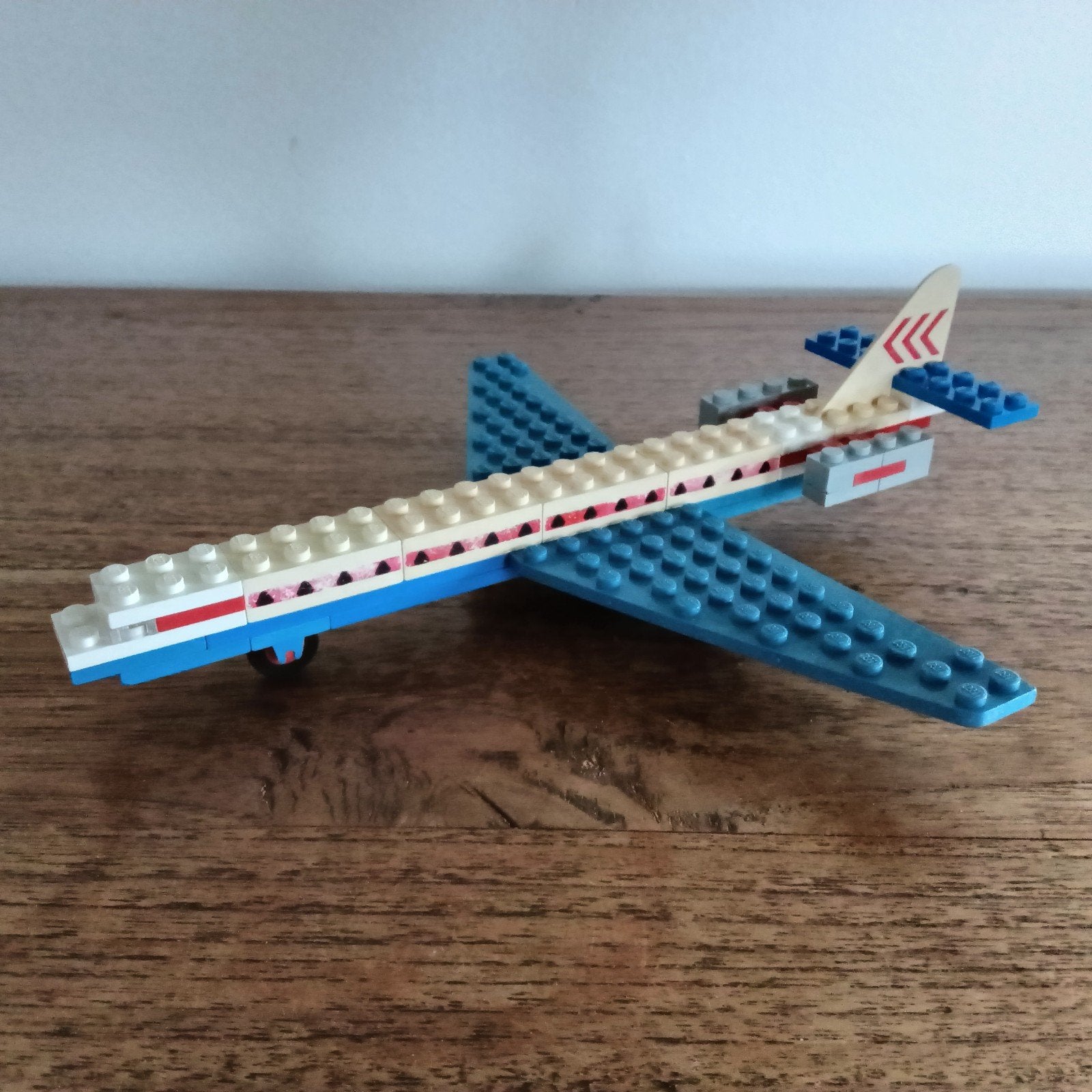 Lego 687: Caravelle vliegtuig, Kinderen en Baby's, Gebruikt, Lego, Ophalen of Verzenden, Complete set