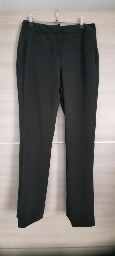 Geklede zwarte broek, maat medium, merk onbekend, Zwart, Lang, Ophalen, Maat 38/40 (M)