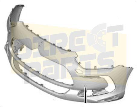 Citroën DS DS5 voorbumper (te spuiten) (met) koplampsproeier, Auto-onderdelen, -, Nieuw, Bumper, -