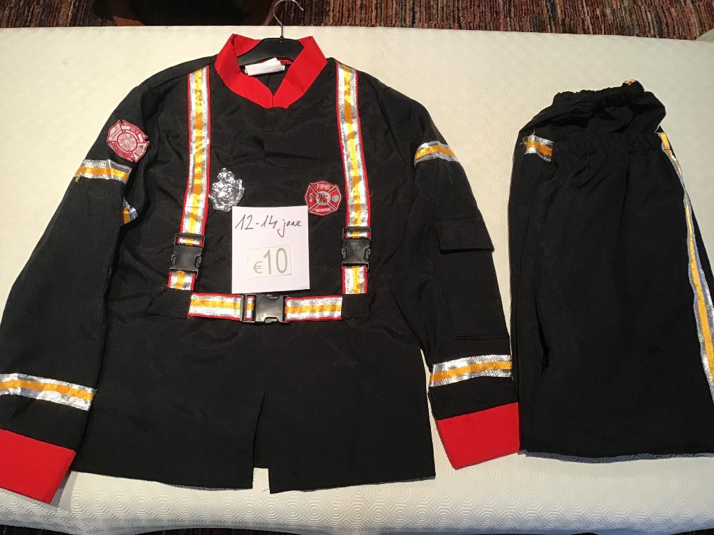 costume de carnaval « pompier » pour enfant de 12 à 14 ans, Enlèvement ou Envoi, Comme neuf