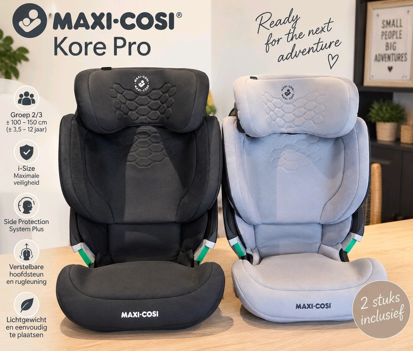 👶 2X Maxi-Cosi Autostoel Kore Pro i-Size, Ophalen, Maxi-Cosi, Isofix