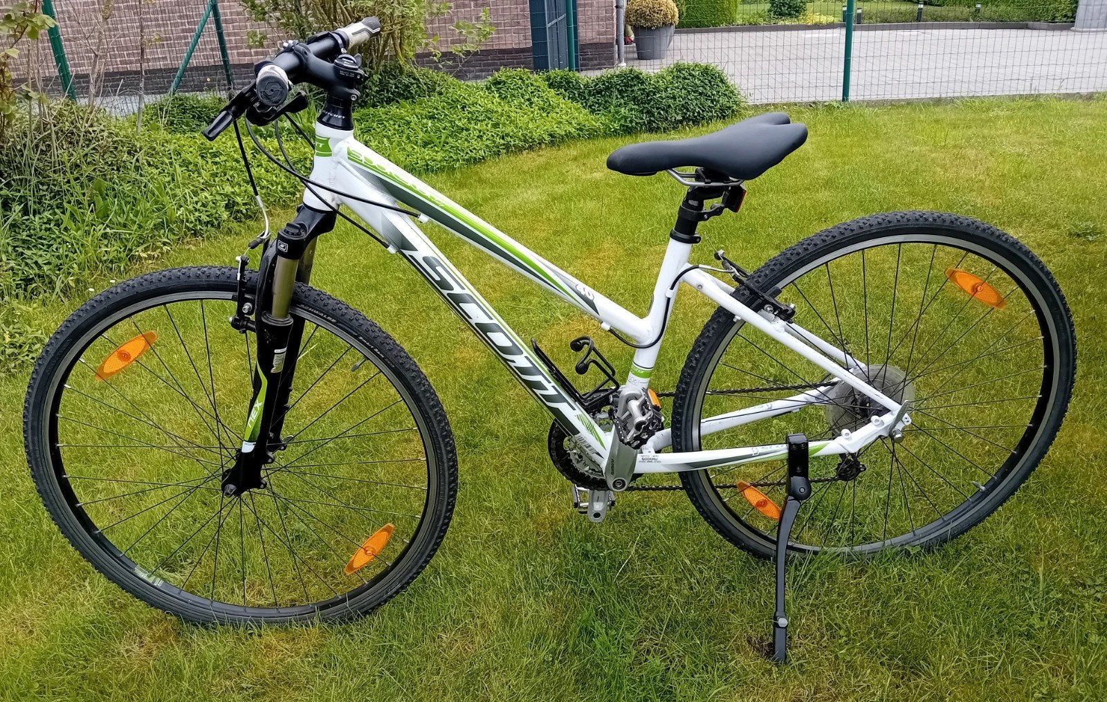 MTB alu Scott Sportster 28inch maat42 Small 27speed 🚴🏾‍♀️, Ophalen, Cruiser, Velgrem, Aluminium