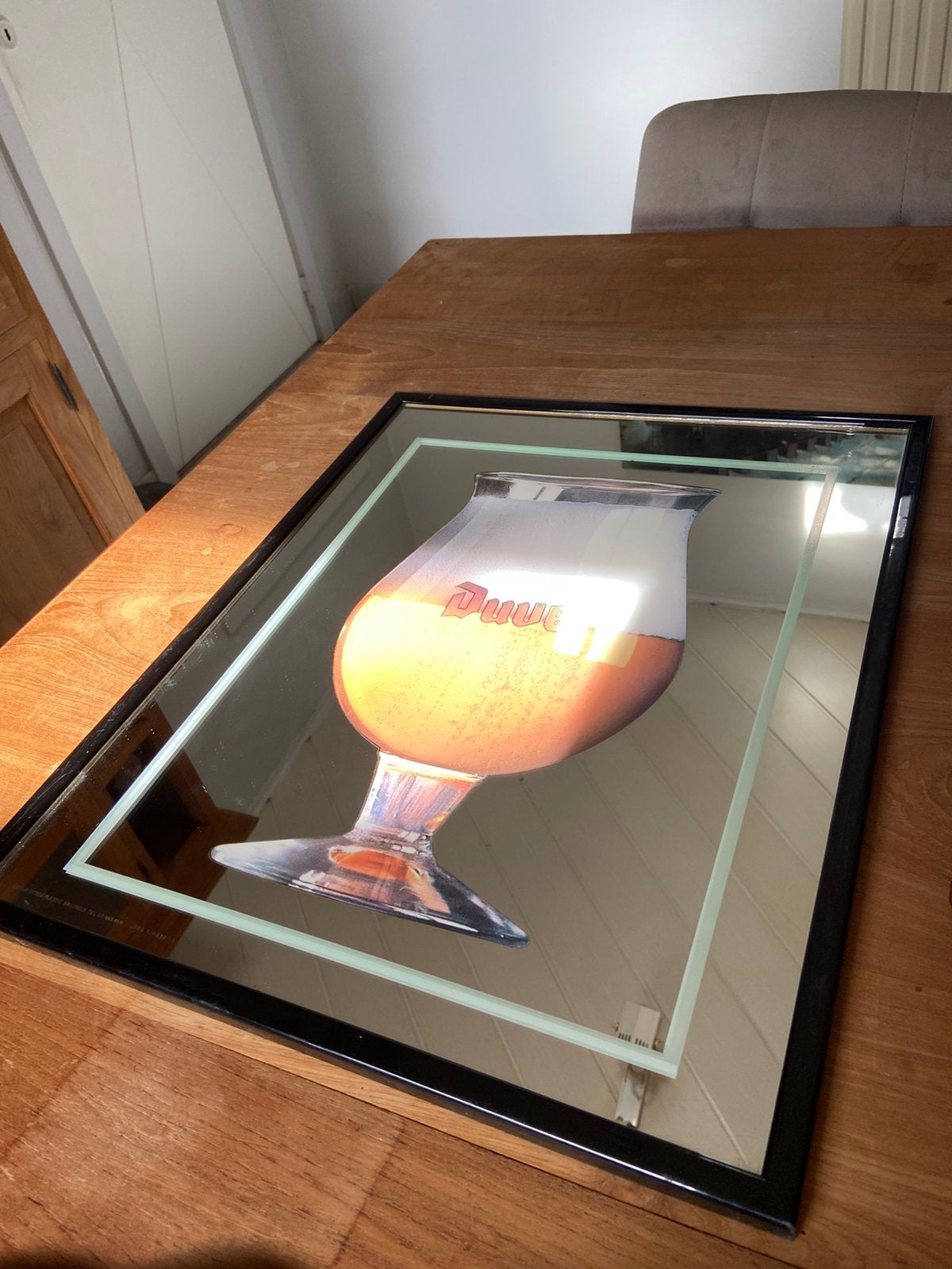 Miroir Duvel, Collections, Marques de bière, Enlèvement ou Envoi, Comme neuf, Duvel