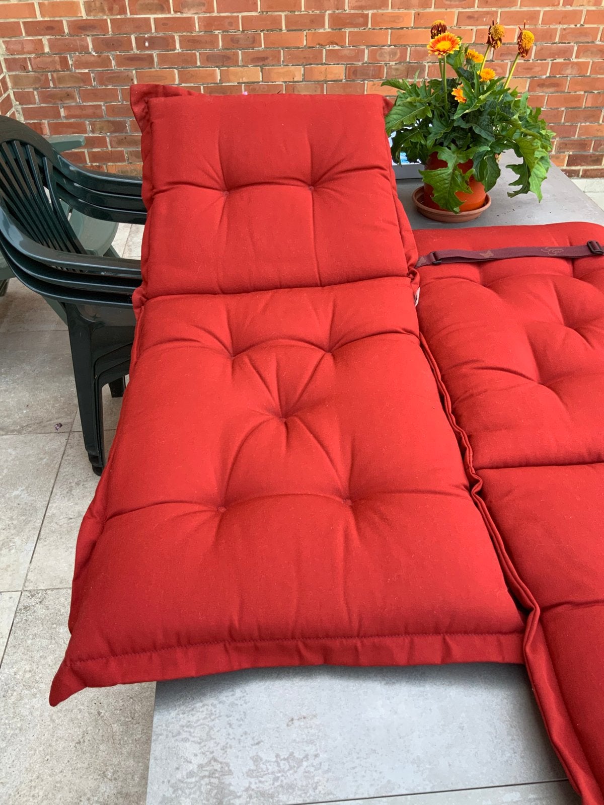 2 coussins NEUFS pour fauteuils de jardin, Enlèvement, Neuf