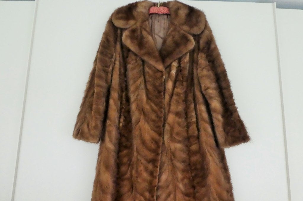 Beau Manteau en Vison Taille 44 Très peu porté, Ophalen, Zo goed als nieuw, Maat 42/44 (L)