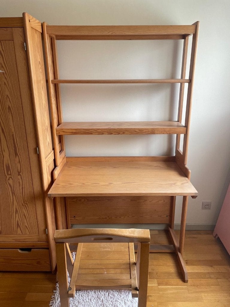 Houten bureau, Ophalen, Gebruikt, Hout, Klassiek