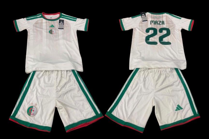 Maillot + short Algerie - Taille 9-10 ans, Taille XS ou plus petite, Envoi, Neuf, Maillot