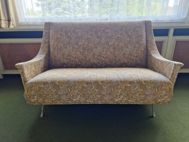 Unieke Vintage 2-Zits Zetel – Jaren 50/60, Antiquités & Art, Enlèvement