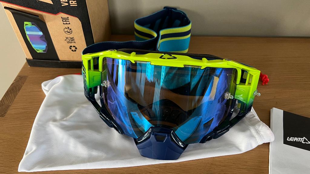 Crossbril leatt goggle velocity 6.5 iriz Lime blue, Ophalen of Verzenden, Dames