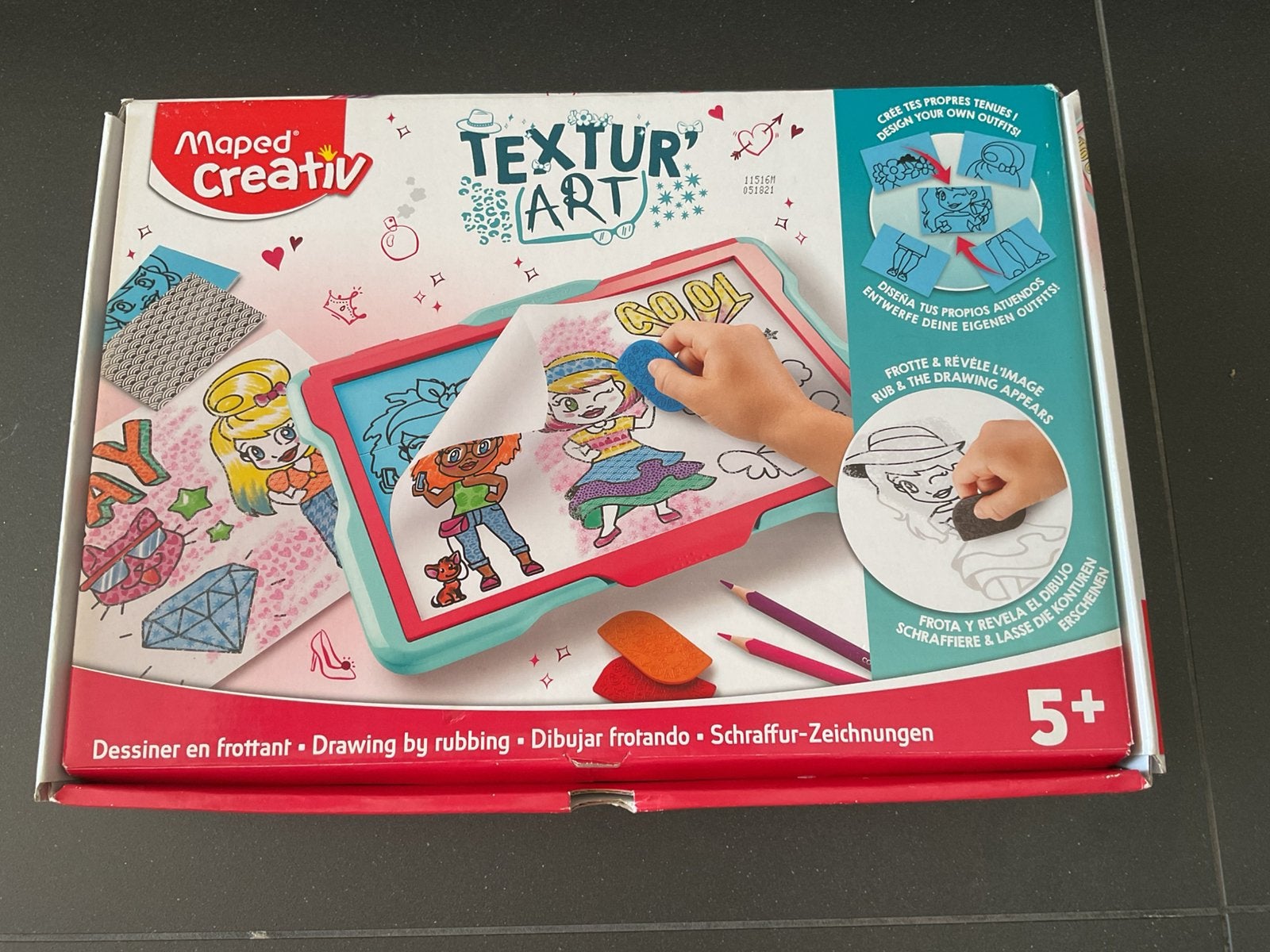 Textur Art Maped Creativity, Hobby en Vrije tijd, Ophalen, Zo goed als nieuw