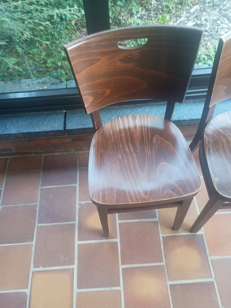 Thonet cafestoelen, Huis en Inrichting, Ophalen, Gebruikt, Bruin, Vijf, Zes of meer stoelen