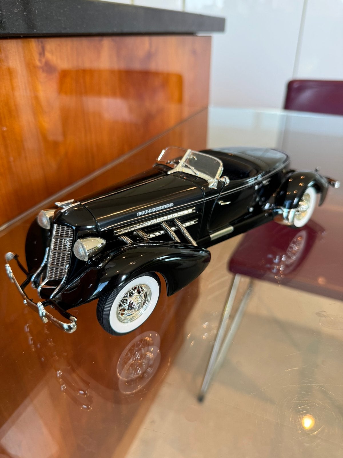 ERTL AMERICAN MUSCLE 1935 Auburn 851 Speedster  1/18, Enlèvement ou Envoi, Comme neuf, Voiture, ERTL