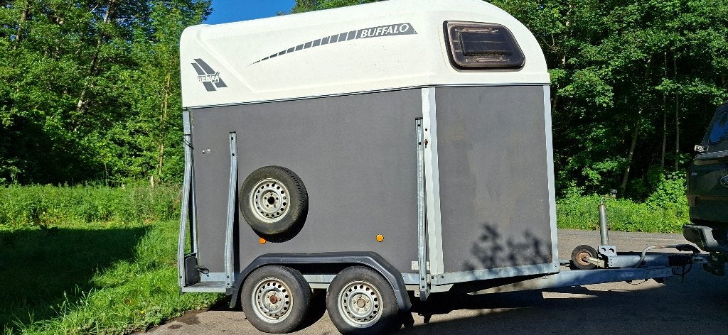 Van 2 chevaux Henra, Animaux & Accessoires, Chevaux & Poneys | Semi-remorques & Remorques, Enlèvement, Utilisé, Bois, Remorque 2 chevaux
