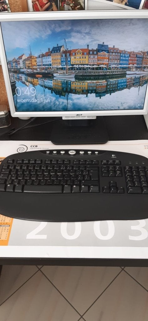 computer, Computers en Software, Windows Laptops, Ophalen, Gebruikt, Azerty, 17 inch of meer