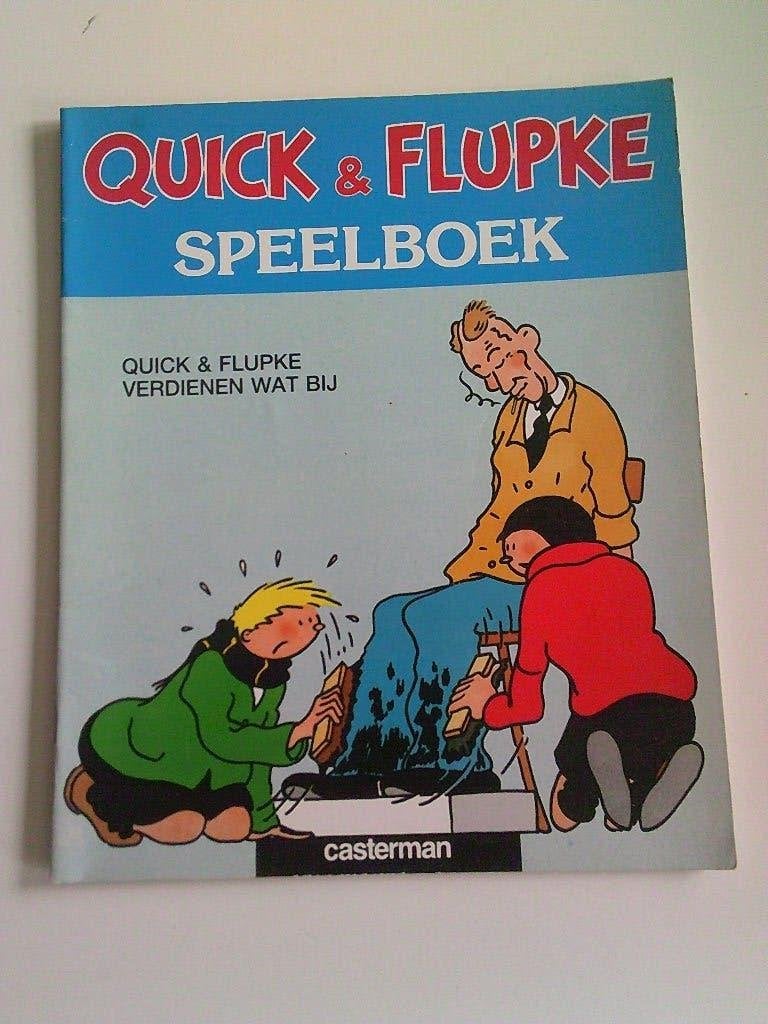 Quick é Flupke speelboek uit  1988, Ophalen of Verzenden