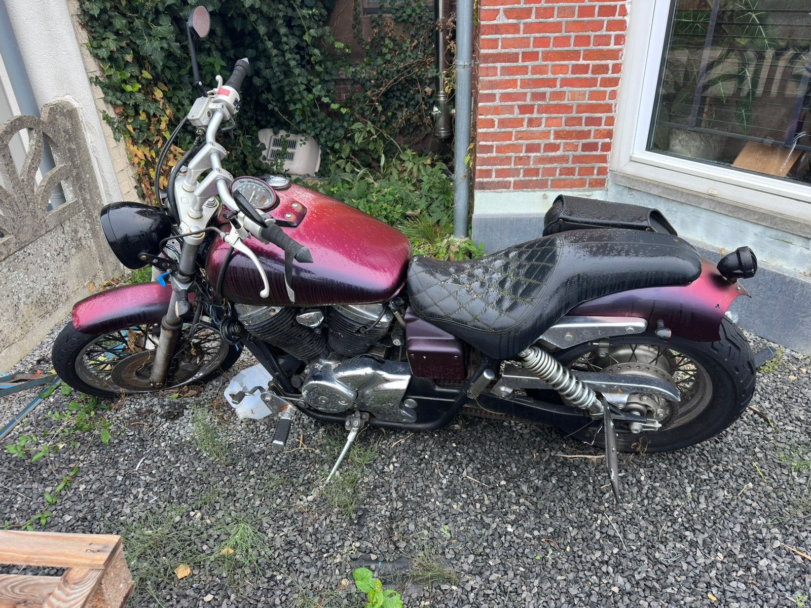 Honda VT Shadow black widow 750 OPGELET, Motos, Particulier, Chopper