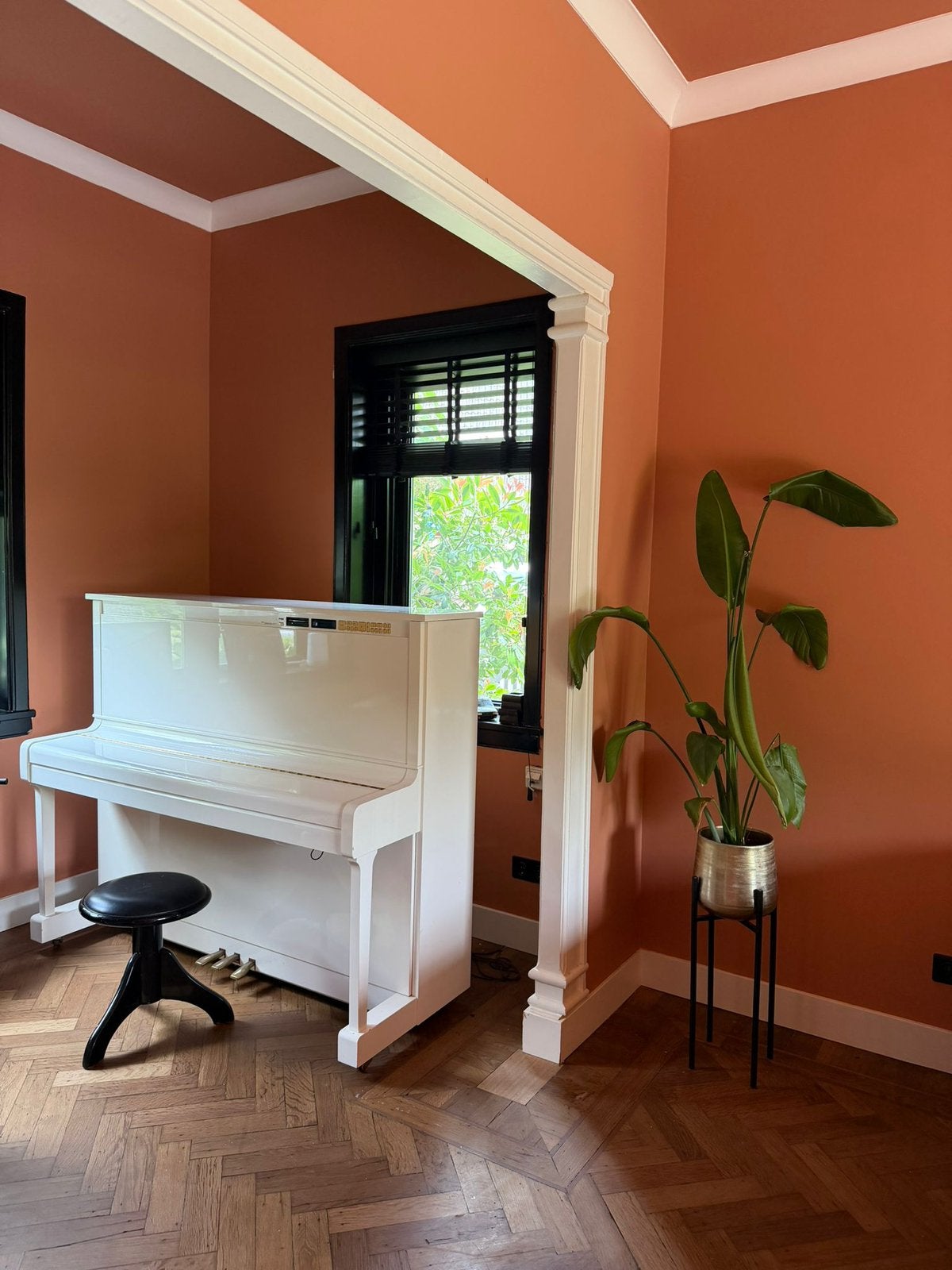 Piano U1 disklavier wit zelfspelende piano, Muziek en Instrumenten, Piano's, Zo goed als nieuw, Piano, Wit, Hoogglans, Ophalen of Verzenden