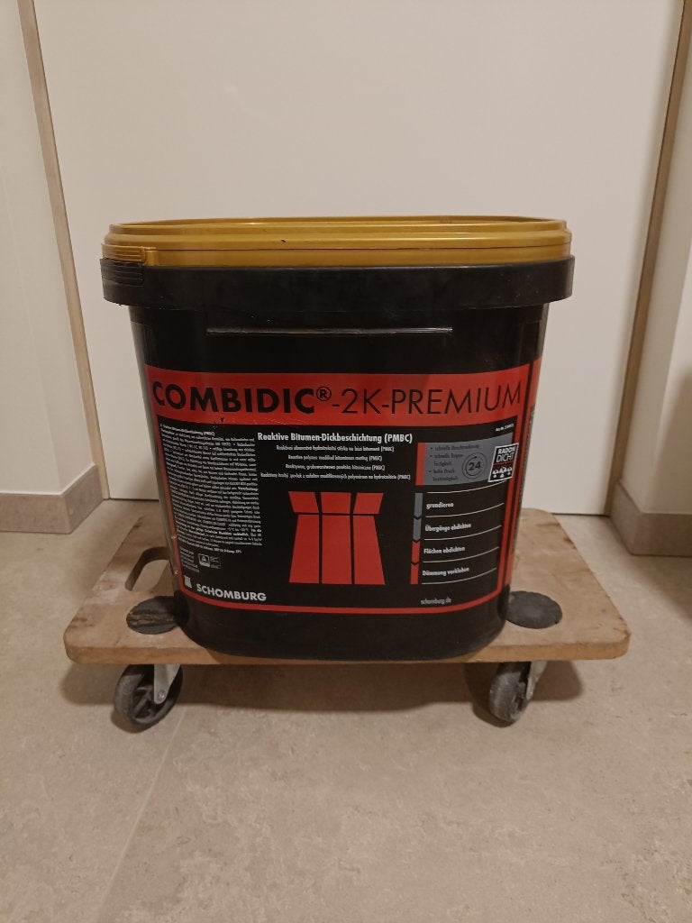 Bitumen coating  voor buitenmuur en fundering kelder, Ophalen, Nieuw, Overige materialen