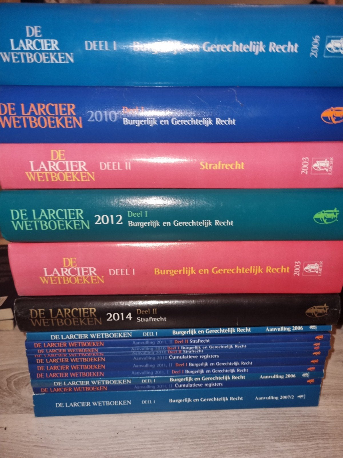 de larcier wetboeken, Enlèvement ou Envoi, École, Étude et Science