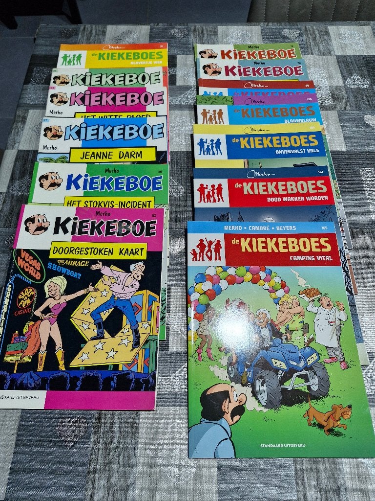 Kiekeboe ( 13 stuks), Boeken, Meerdere stripboeken, Ophalen, Gelezen, Merho