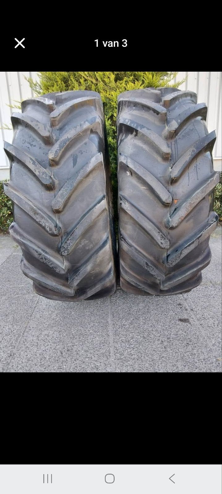 Set michelin 600 65 38 multibib nieuw/demo, Zakelijke goederen, Landbouw | Onderdelen | Banden, Velgen en Assen, Ophalen