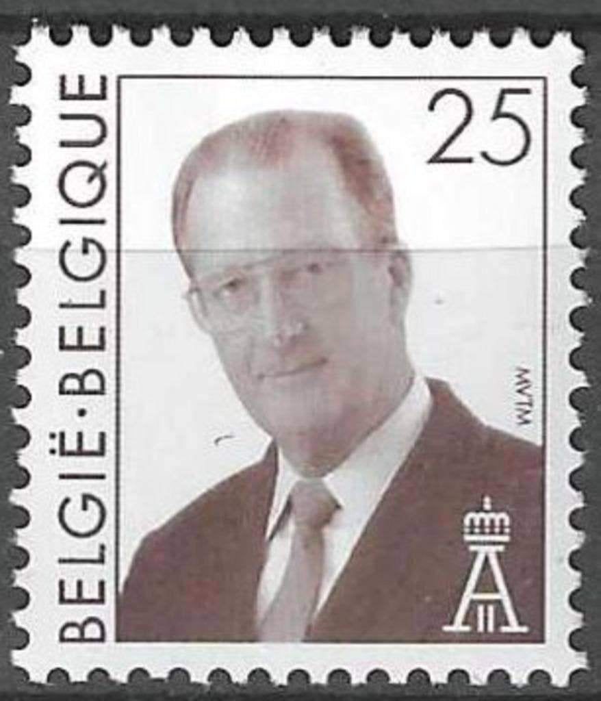 Belgique 1998 - Yvert/OBP 2754 - Albert II - 25 F. (PF), Timbres & Monnaies, Envoi, Non oblitéré, Neuf, Maison royale