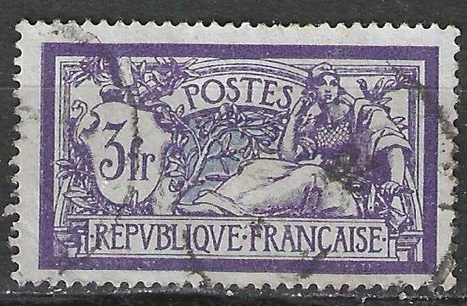 Frankrijk 1925/1926 - Yvert 206 - Type Merson - 3 f. (ST), Verzenden, Gestempeld