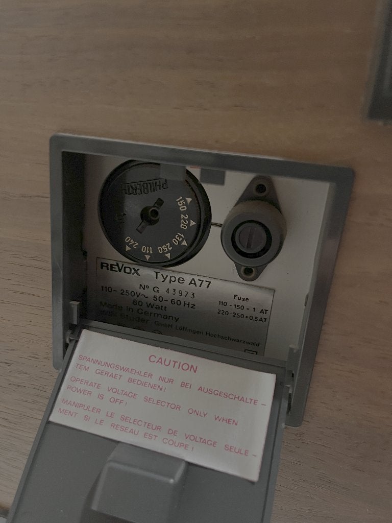 Revox A77, Audio, Tv en Foto, Ophalen, Bandrecorder, Met banden
