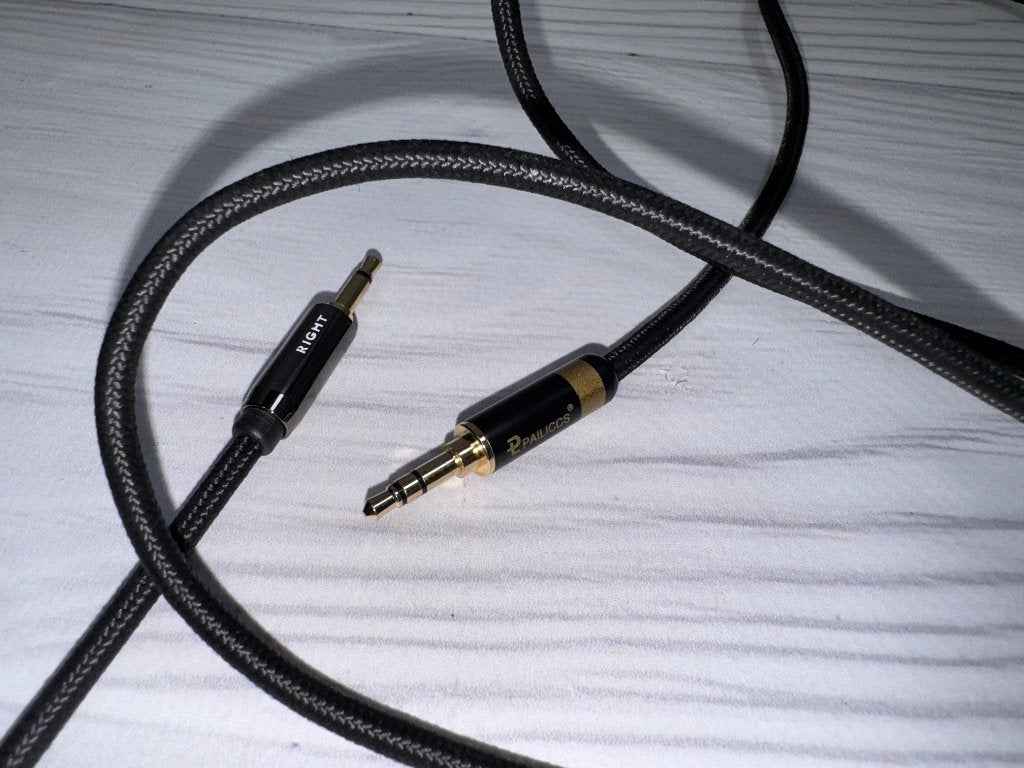 Kennerton Premium Hoofdtelefoonkabel (3.5mm naar 3.5mm Jack), TV, Hi-fi & Vidéo, Enlèvement, Comme neuf, Moins de 2 mètres, Autres câbles