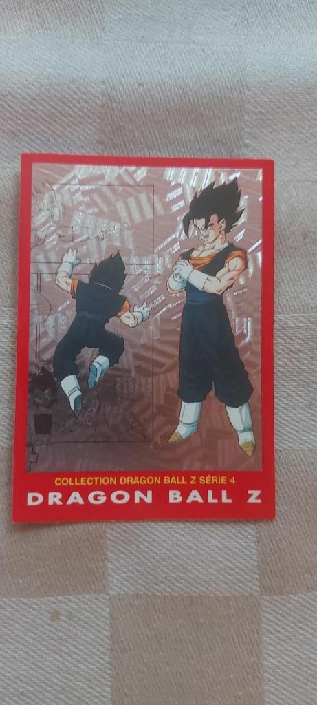dragonball z kaart reverseholo red  Vegeto Vegetto Vegito, Ophalen of Verzenden, Nieuw, Losse kaart