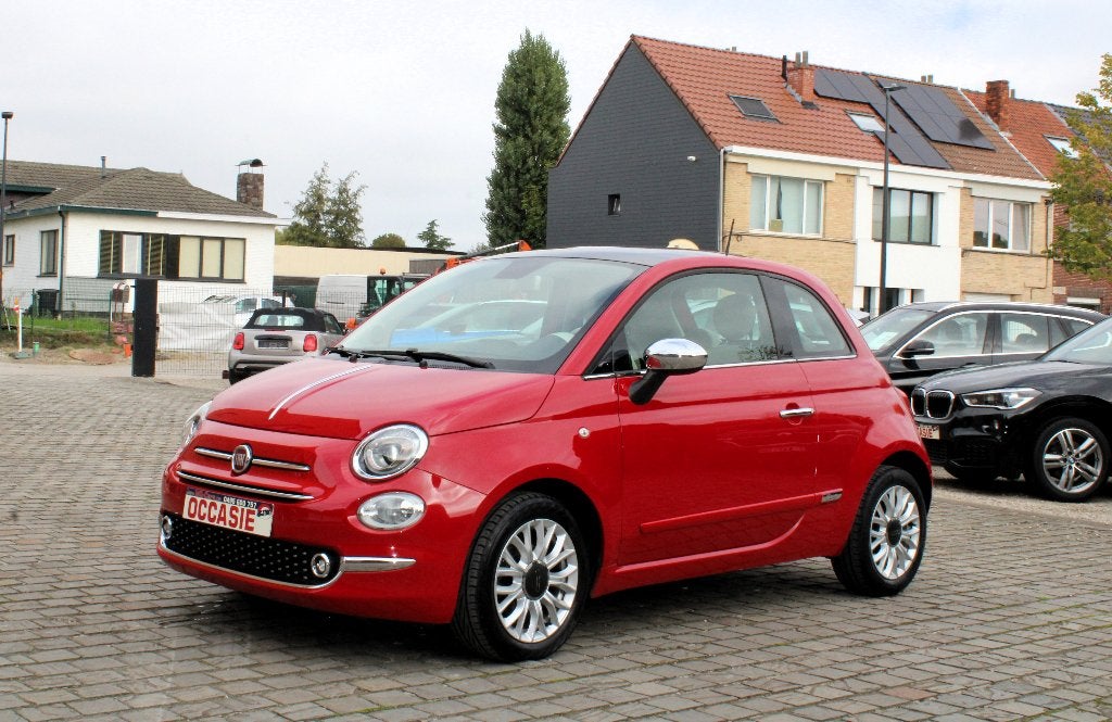 Fiat 500 1.2i 81641 KM mooi stadwagentje!, Auto's, Voorwielaandrijving, 4 zetels, Stof, 4 cilinders