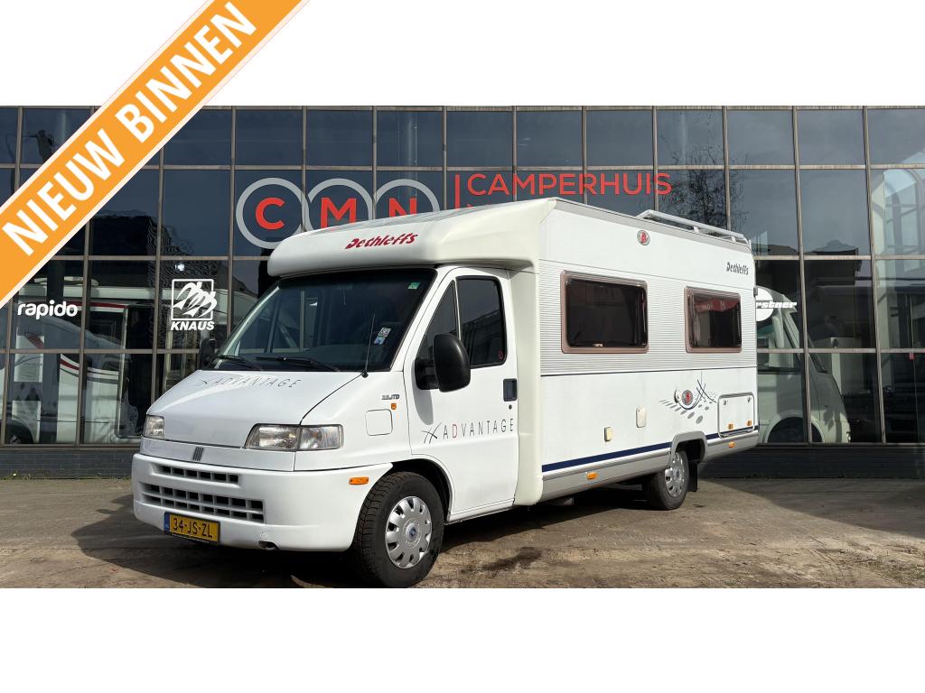 Dethleffs Advantage 6241 T FaceToFace,Vastbed,Luifel, Caravans en Kamperen, Mobilhomes, Bedrijf, tot en met 4, Half-integraal