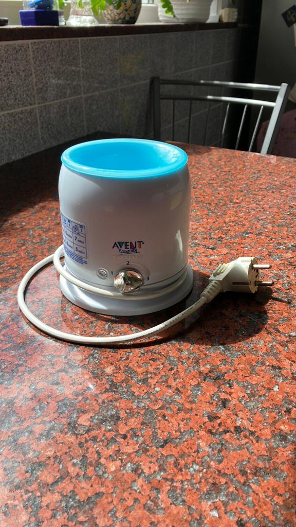 Flessenwarmer avent, Ophalen, Gebruikt