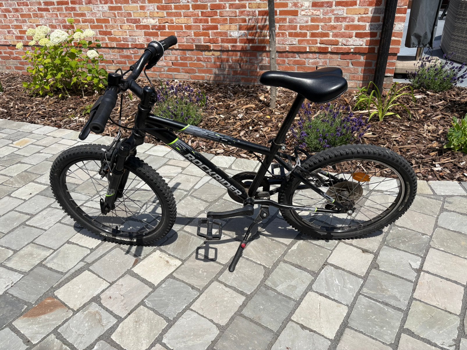Fiets 20” Rockrider ST 500 black, Enlèvement, Utilisé, Frein sur jante, 20 pouces ou plus