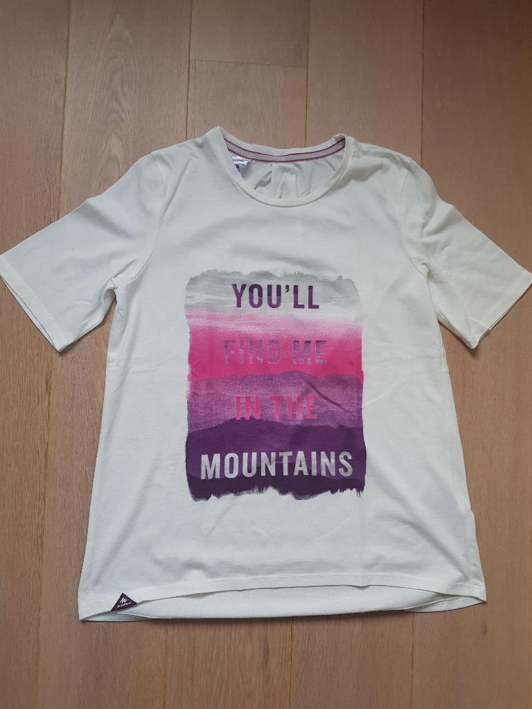 T-shirt Decathlon, 12-13 jaar, Kinderen en Baby's, Kinderkleding | Maat 152, Gebruikt, Meisje, Decathlon, Ophalen of Verzenden